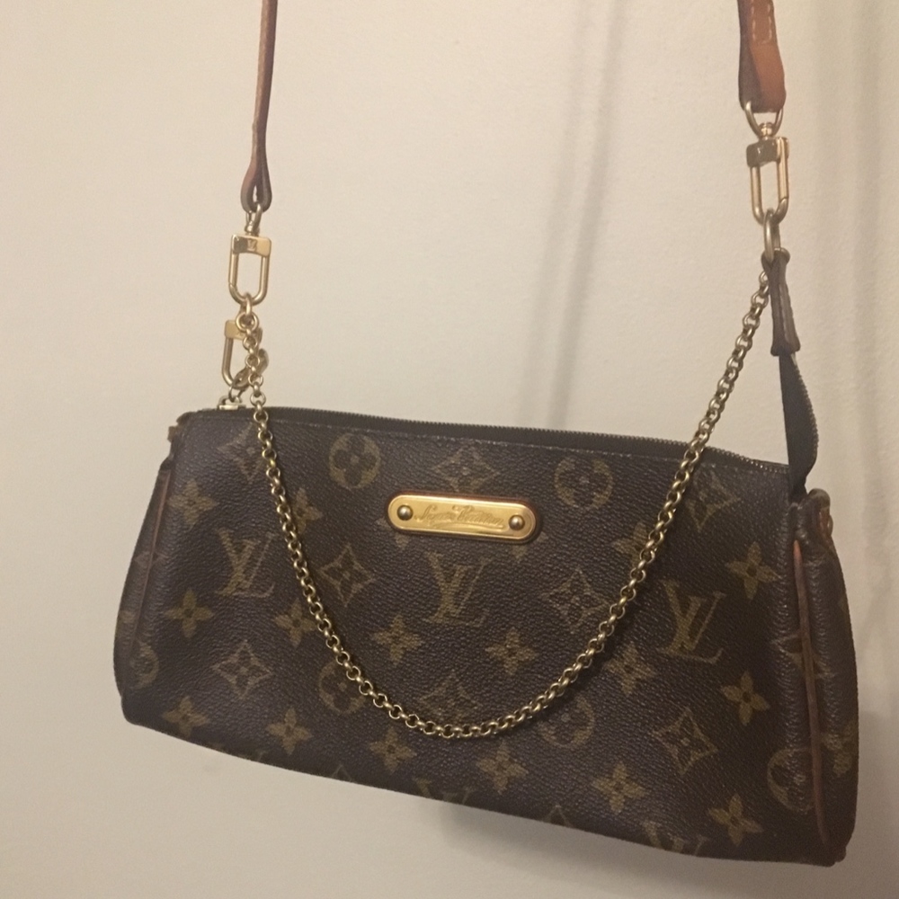 Louis Vuitton monogram Eva Pochette Clutch